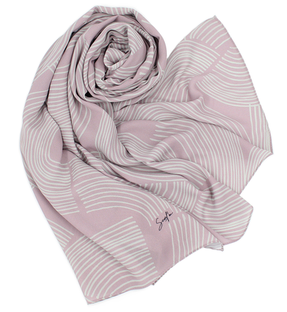 CHALE YAOMY® "Maty" - Beige et rose