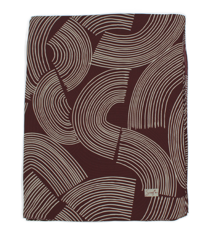 CHALE YAOMY® "Maty" - Burgundy