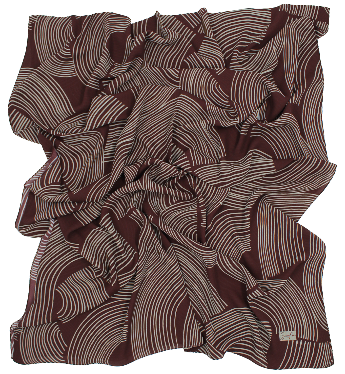 CHALE YAOMY® "Maty" - Burgundy