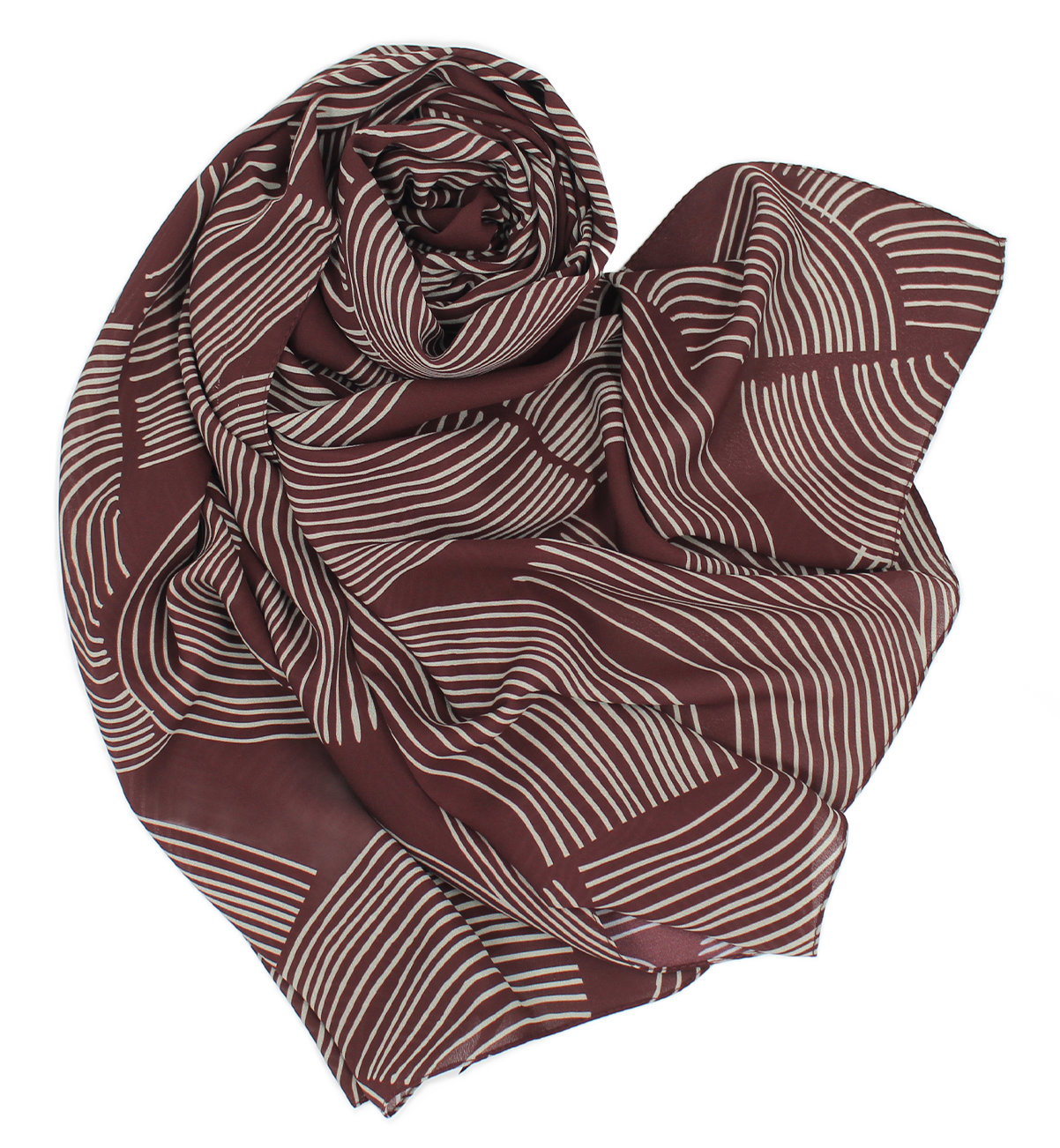 CHALE YAOMY® "Maty" - Burgundy