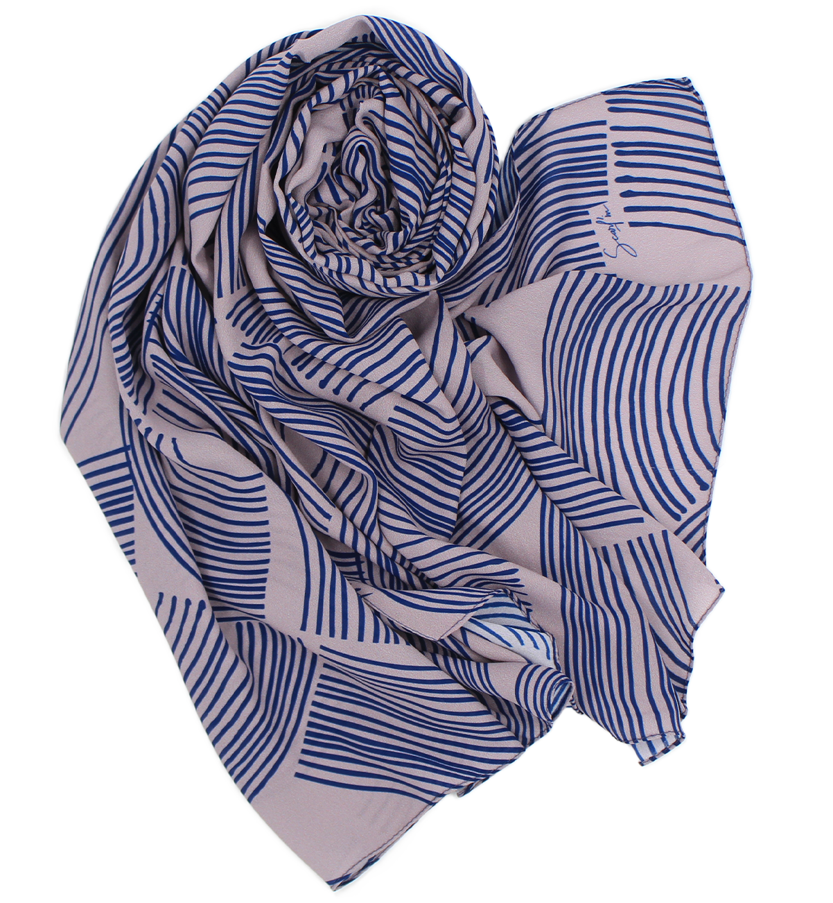 CHALE YAOMY® "Maty" - Bleu et rose