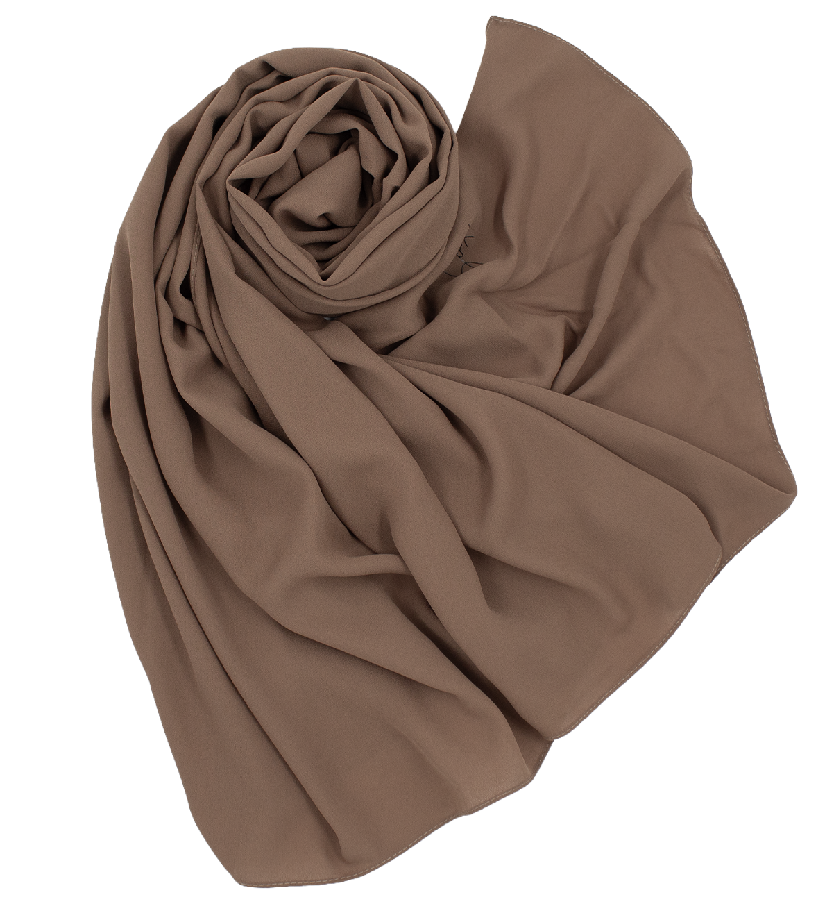 Châle en crêpe -  Dark beige