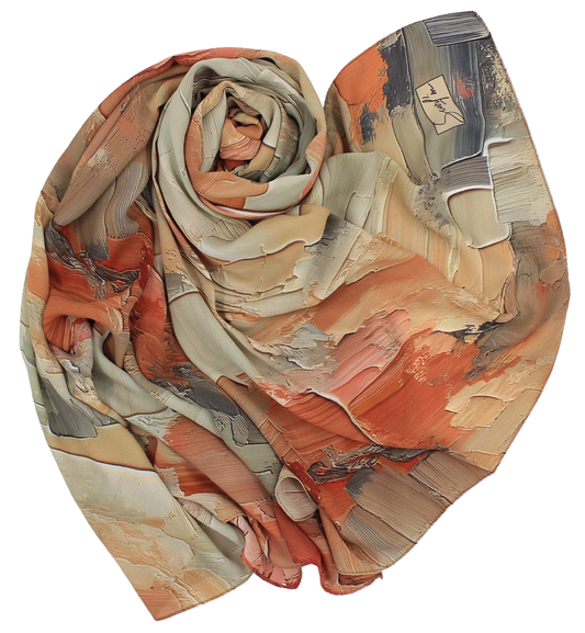 Châle YAOMY® "OILA" - Orange