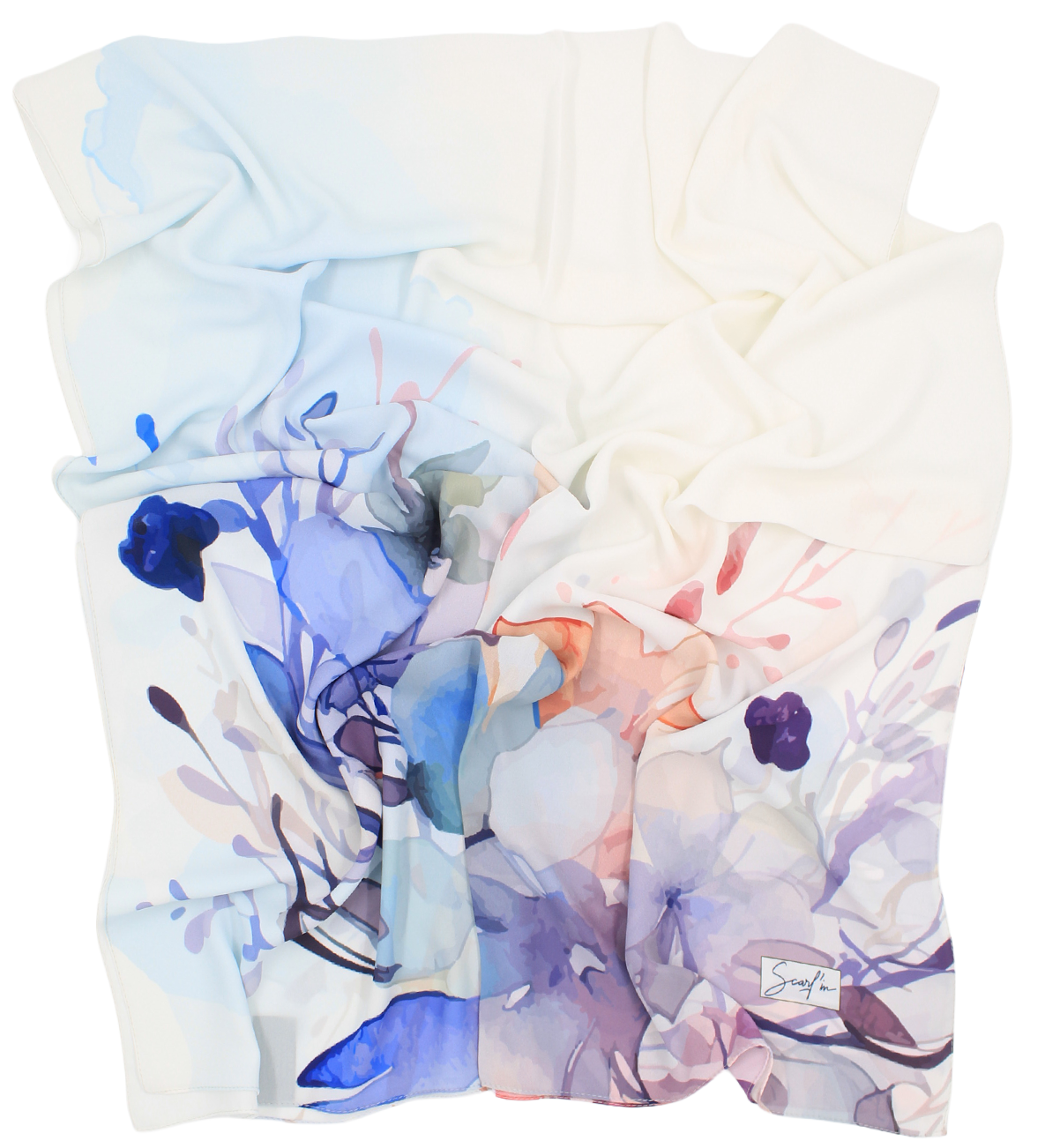 Châle YAOMY® "Peace" - Bleu