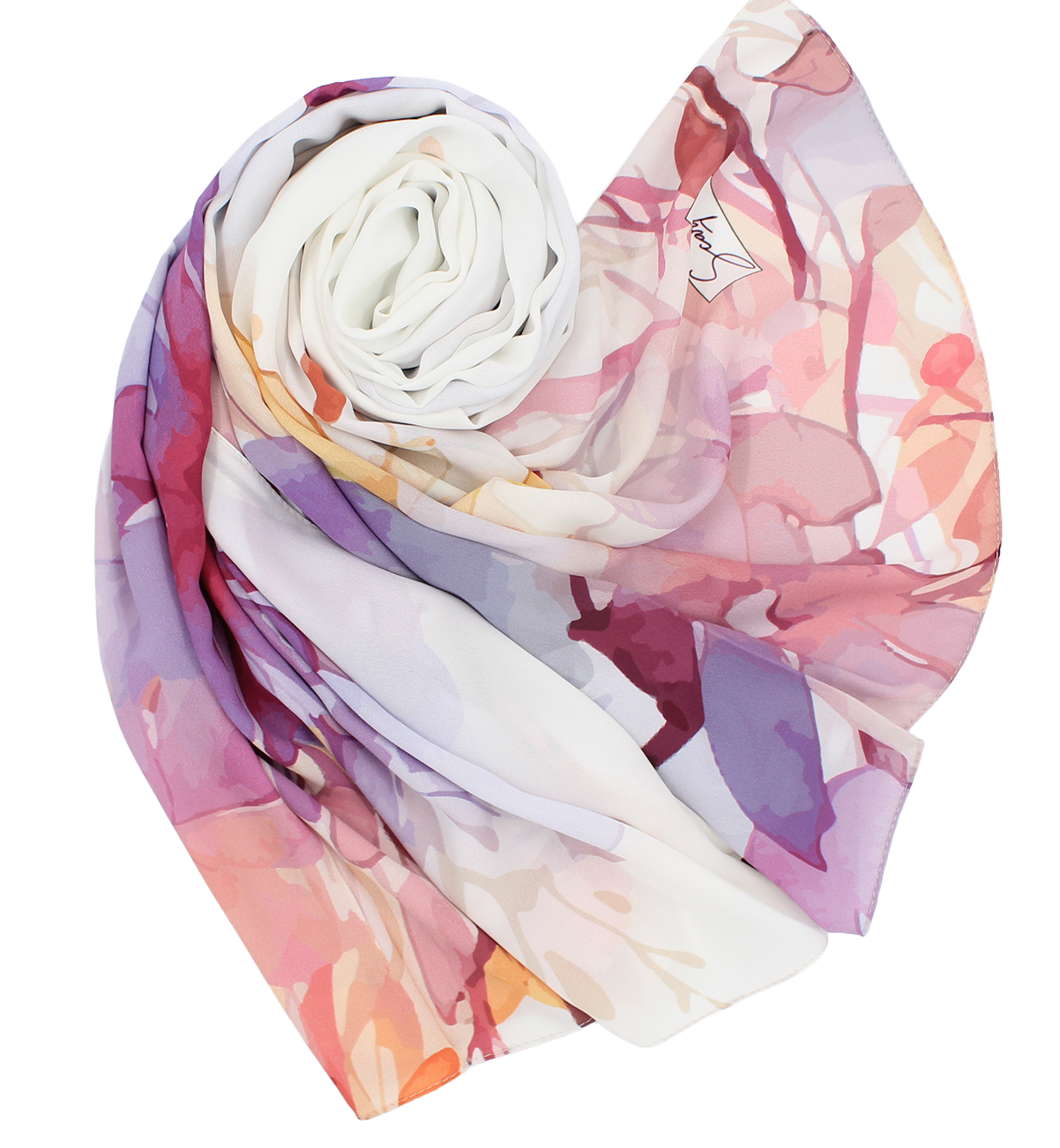 Châle YAOMY® "Peace" - Rose