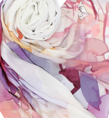 Châle YAOMY® "Peace" - Rose