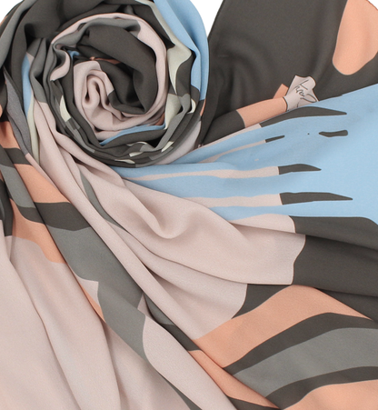 Châle YAOMY® "POULY" - Gris