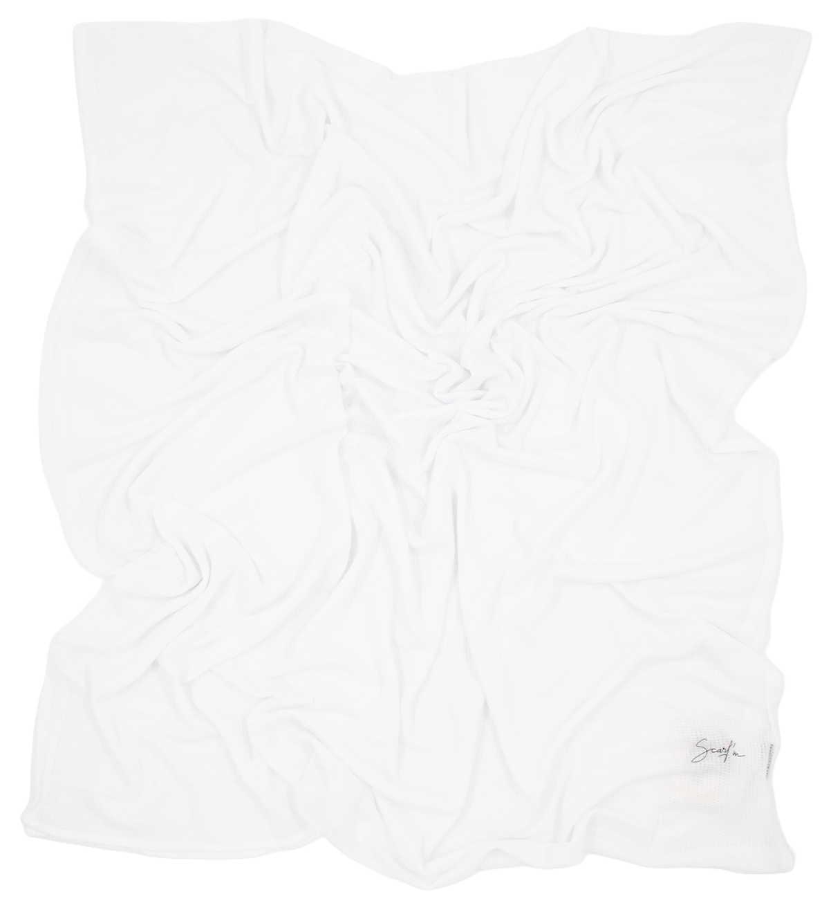 CHÂLE EMALY® "WAFFLE" - Blanc
