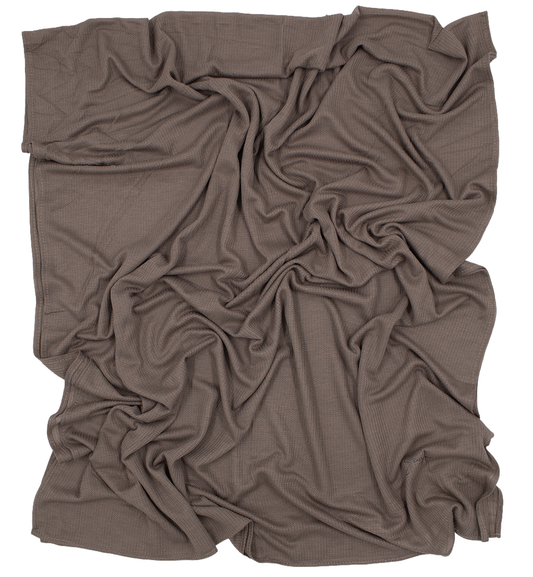 CHÂLE EMALY® "WAFFLE" - Taupe