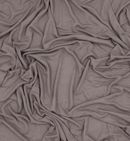 CHÂLE EMALY® "WAFFLE" - Gris taupe