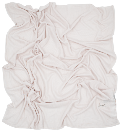 CHÂLE EMALY® "WAFFLE" - Rose bébé