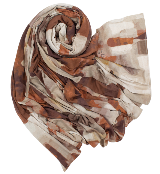 Châle EMALY® "Rongil"- Marron