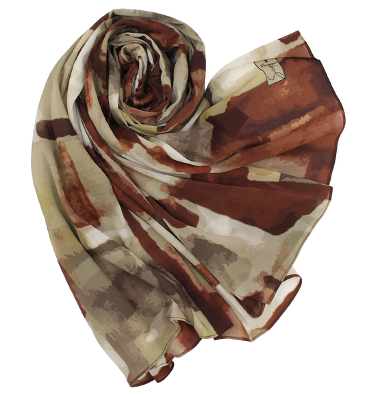 Satin spécial "RONGIL" - Marron