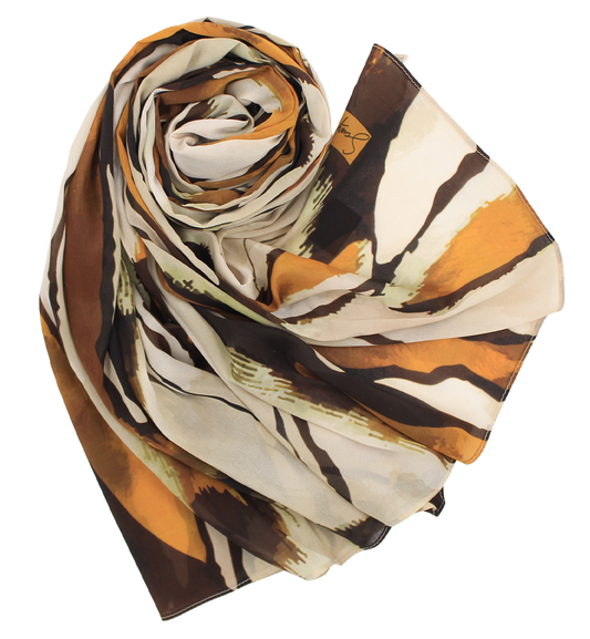 Satin spécial "RUCHA" - Marron