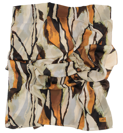 Satin spécial "RUCHA" - Marron