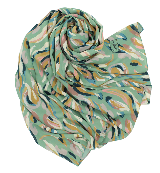 CHÂLE YAOMY® "SPIMA" - Vert