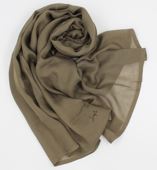 Coton Modal - Kaki