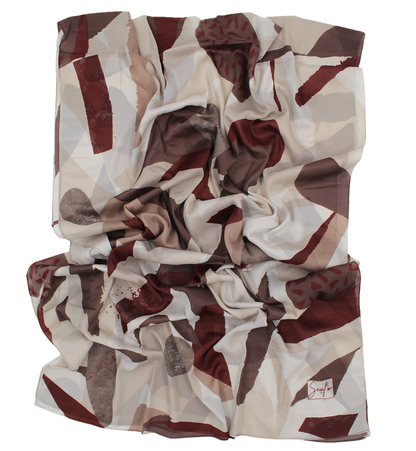 Satin spécial "TILY" - Burgundy