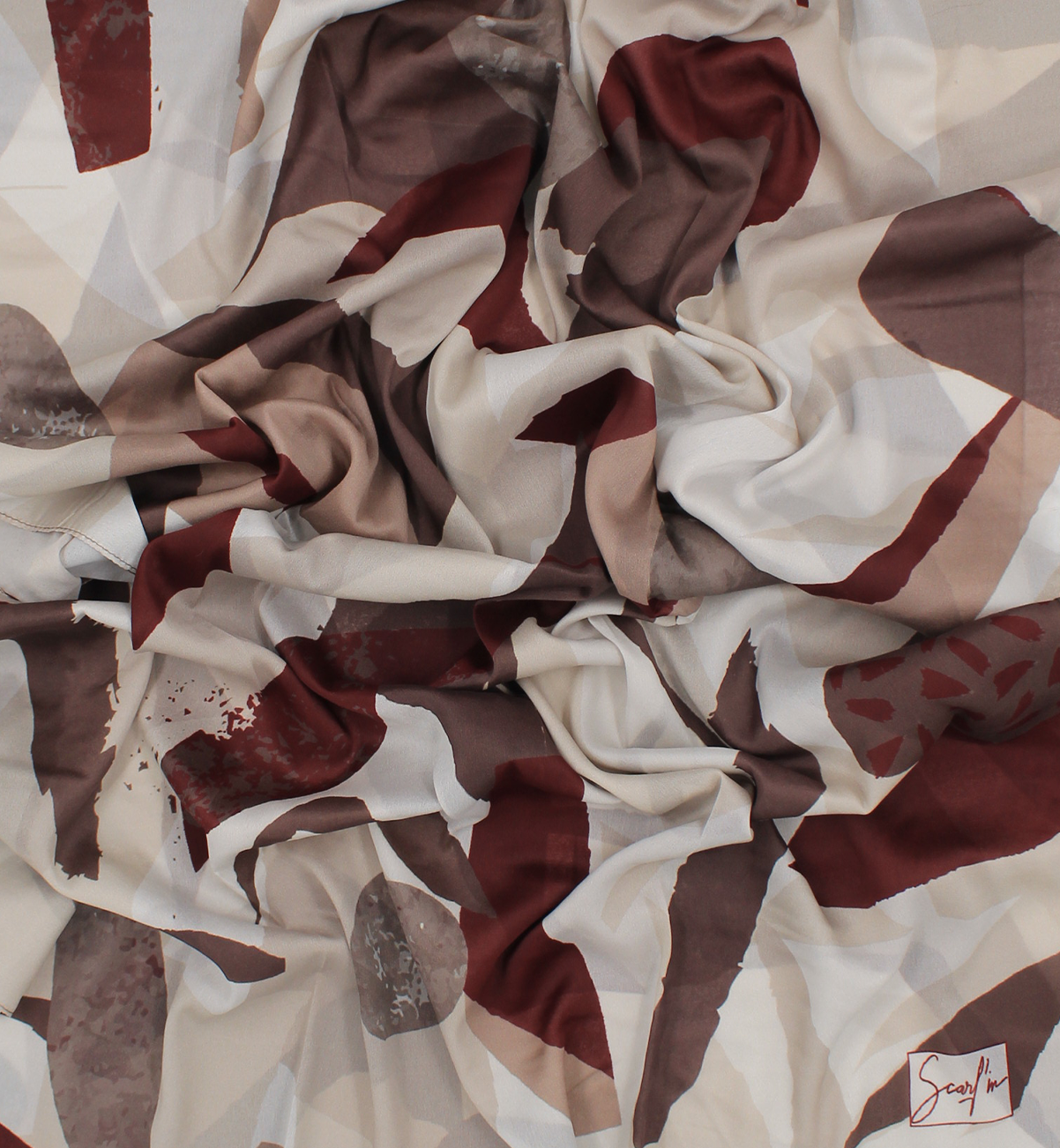 Satin spécial "TILY" - Burgundy