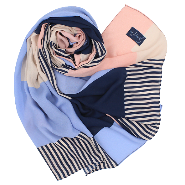 Châle YAOMY® "Titri" - Pastel