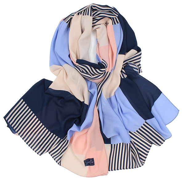 Châle YAOMY® "Titri" - Pastel