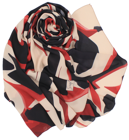 Châle YAOMY® "TRAMBA" - Rouge