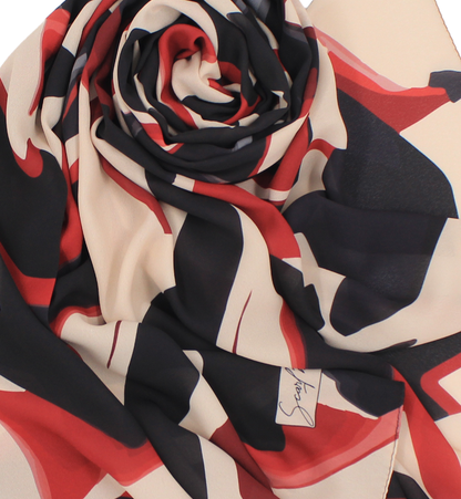Châle YAOMY® "TRAMBA" - Rouge