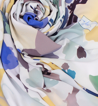 Châle YAOMY® "VALNA - Blueish