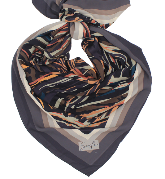 FOULARD YAOMY® "Veyn" - Marron