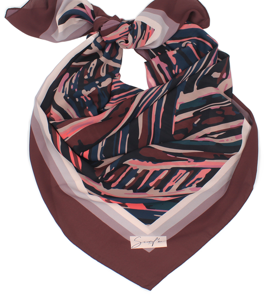 FOULARD YAOMY® "Veyn" - Rose