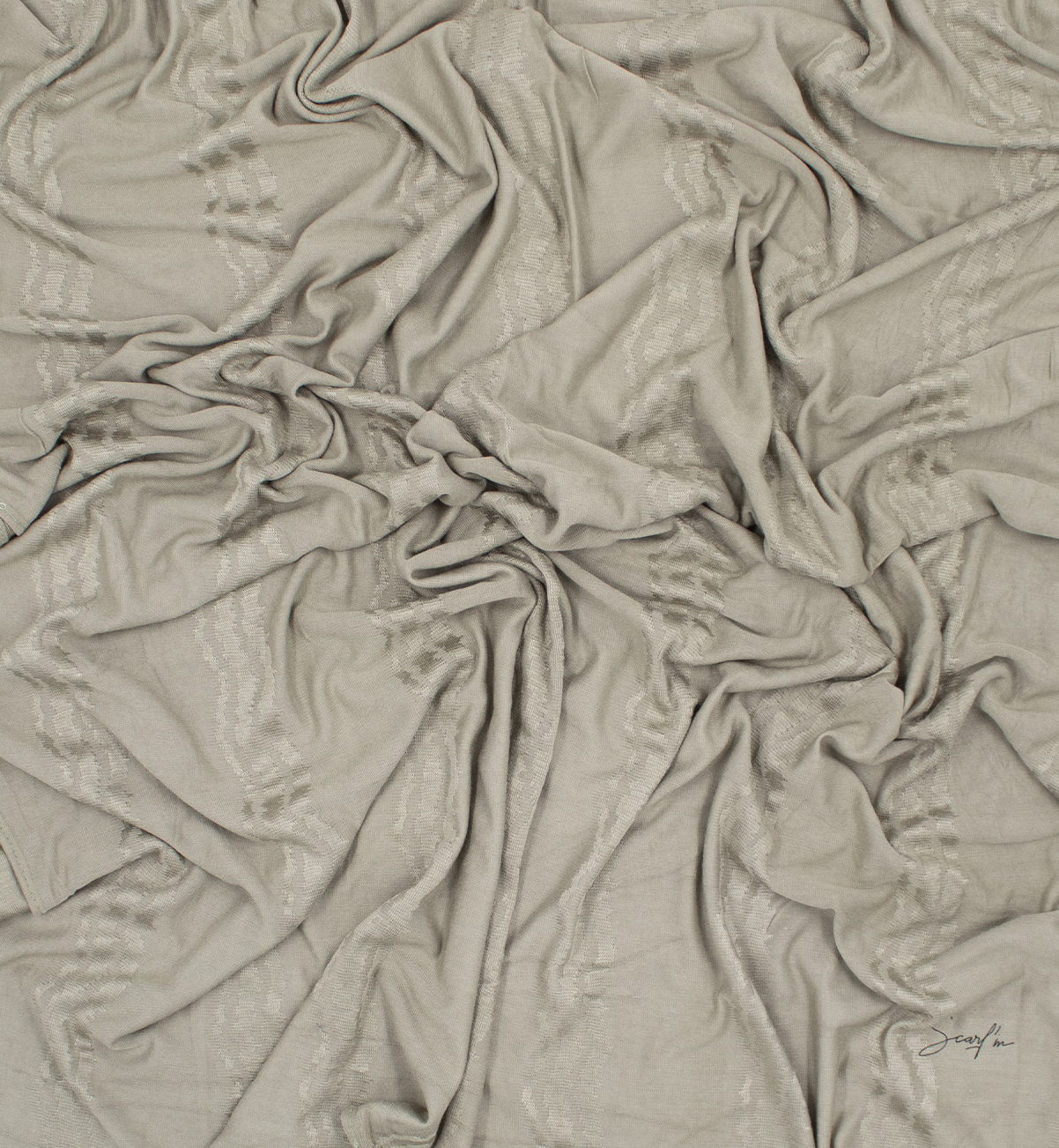 CHÂLE EMALY® "WAVE" - Vert sauge