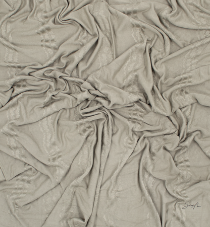 CHÂLE EMALY® "WAVE" - Vert sauge
