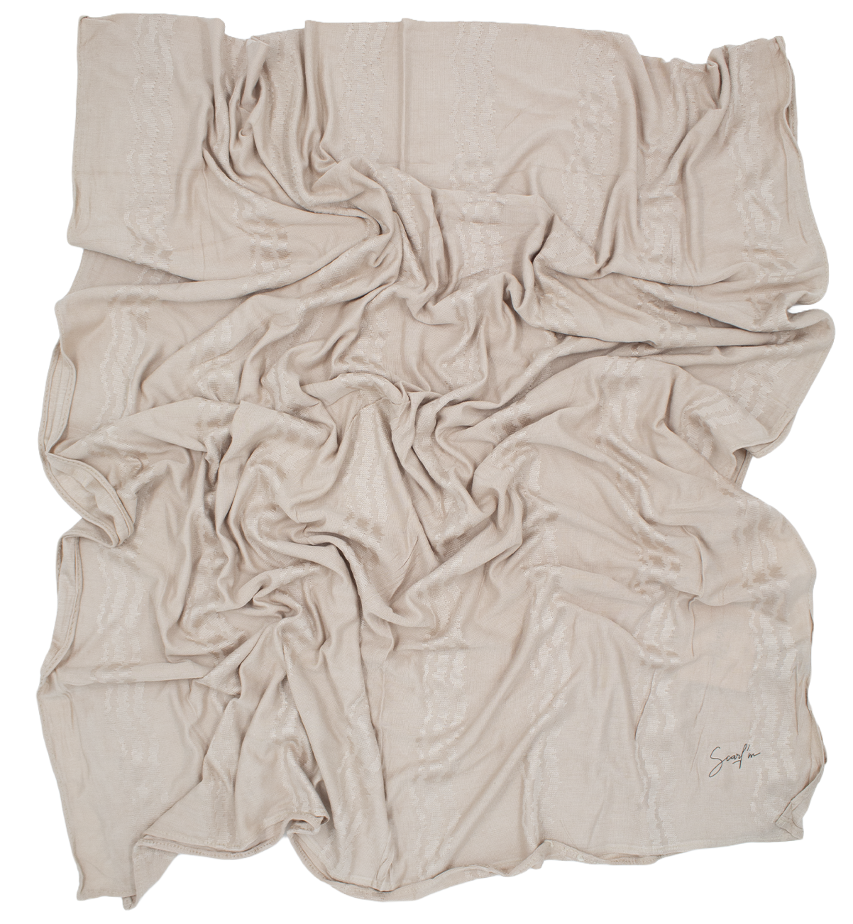 CHÂLE EMALY® "WAVE" - Beige mode