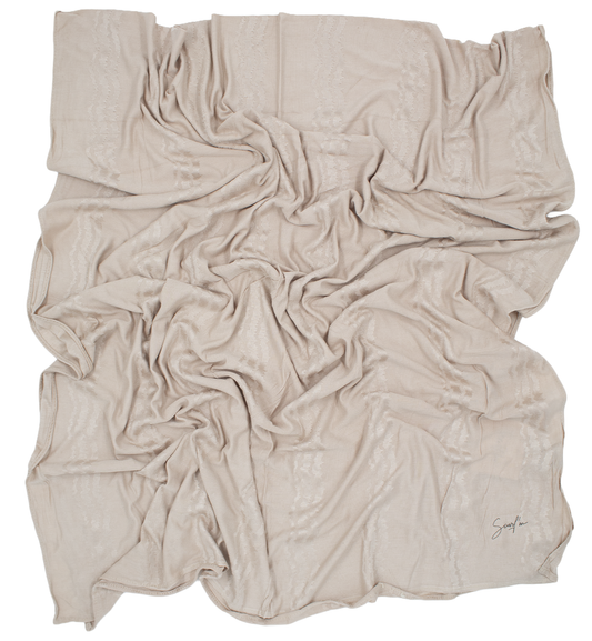 CHÂLE EMALY® "WAVE" - Beige mode
