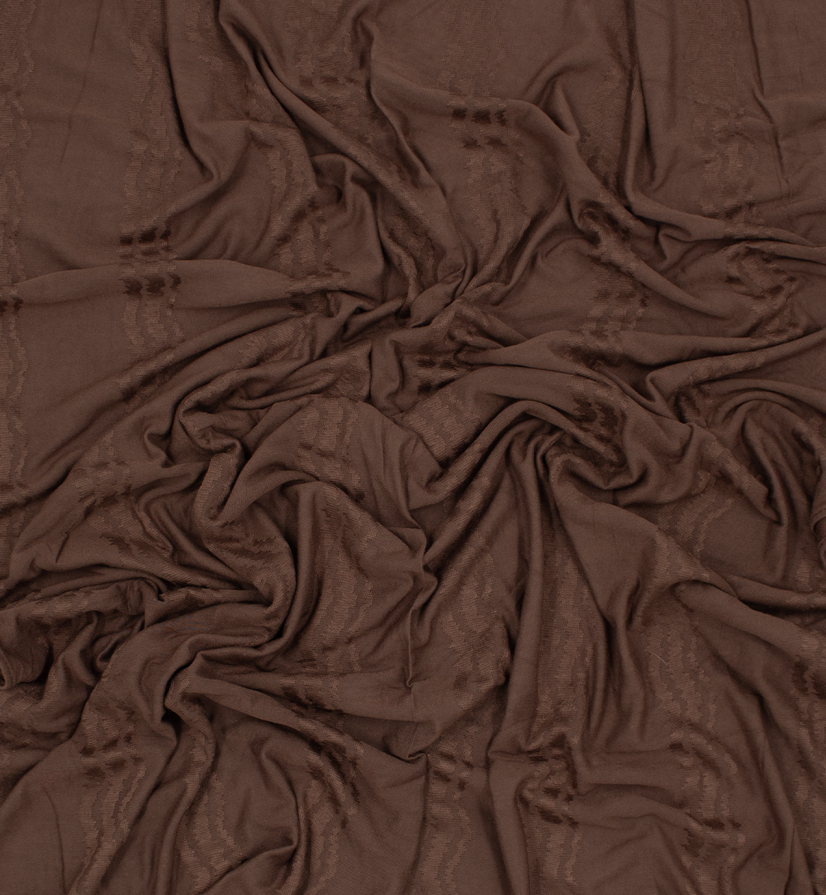 CHÂLE EMALY® "WAVE" - Marron glacé