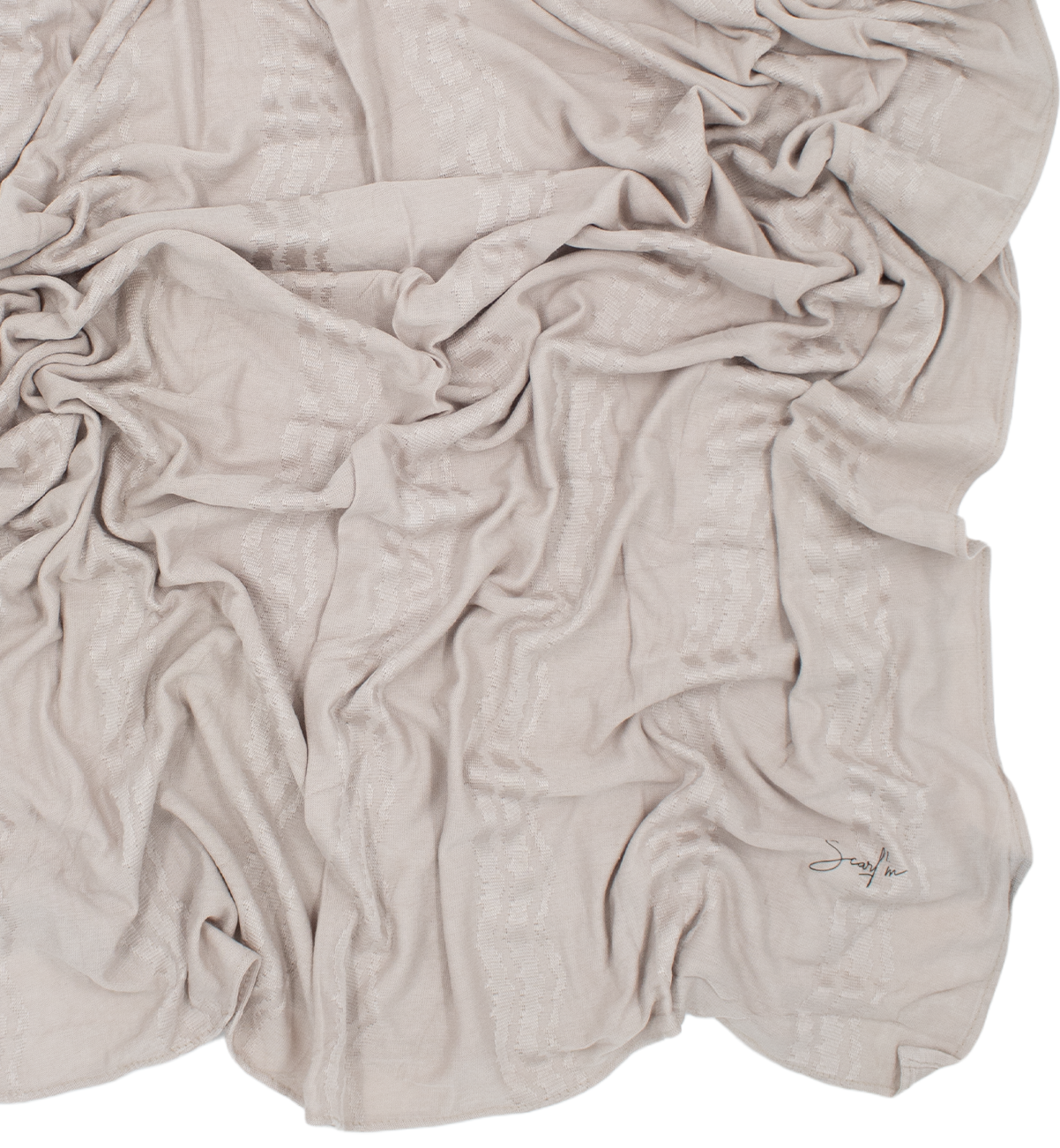 CHÂLE EMALY® "WAVE" - Beige nude