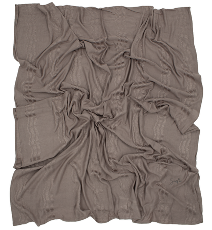 CHÂLE EMALY® "WAVE" - Taupe