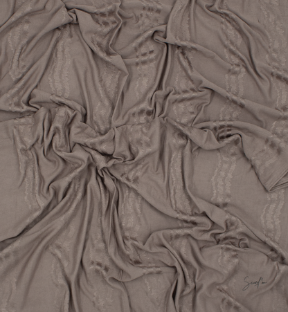 CHÂLE EMALY® "WAVE" - Taupe