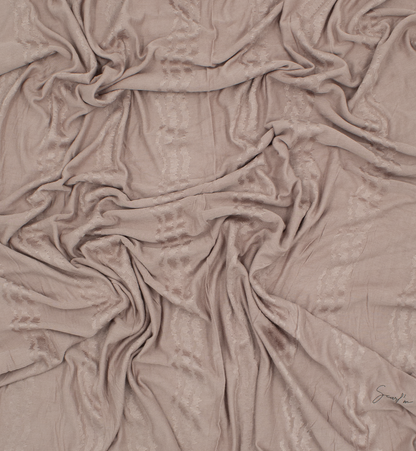 CHÂLE EMALY® "WAVE" - Vieux rose