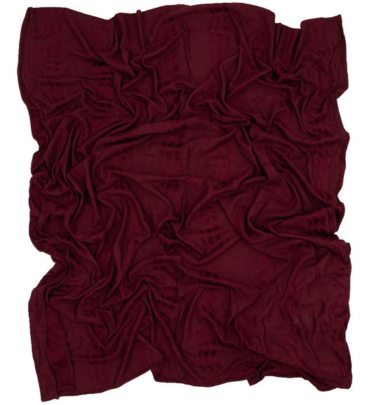 CHÂLE EMALY® "WAVE" - Bordeaux