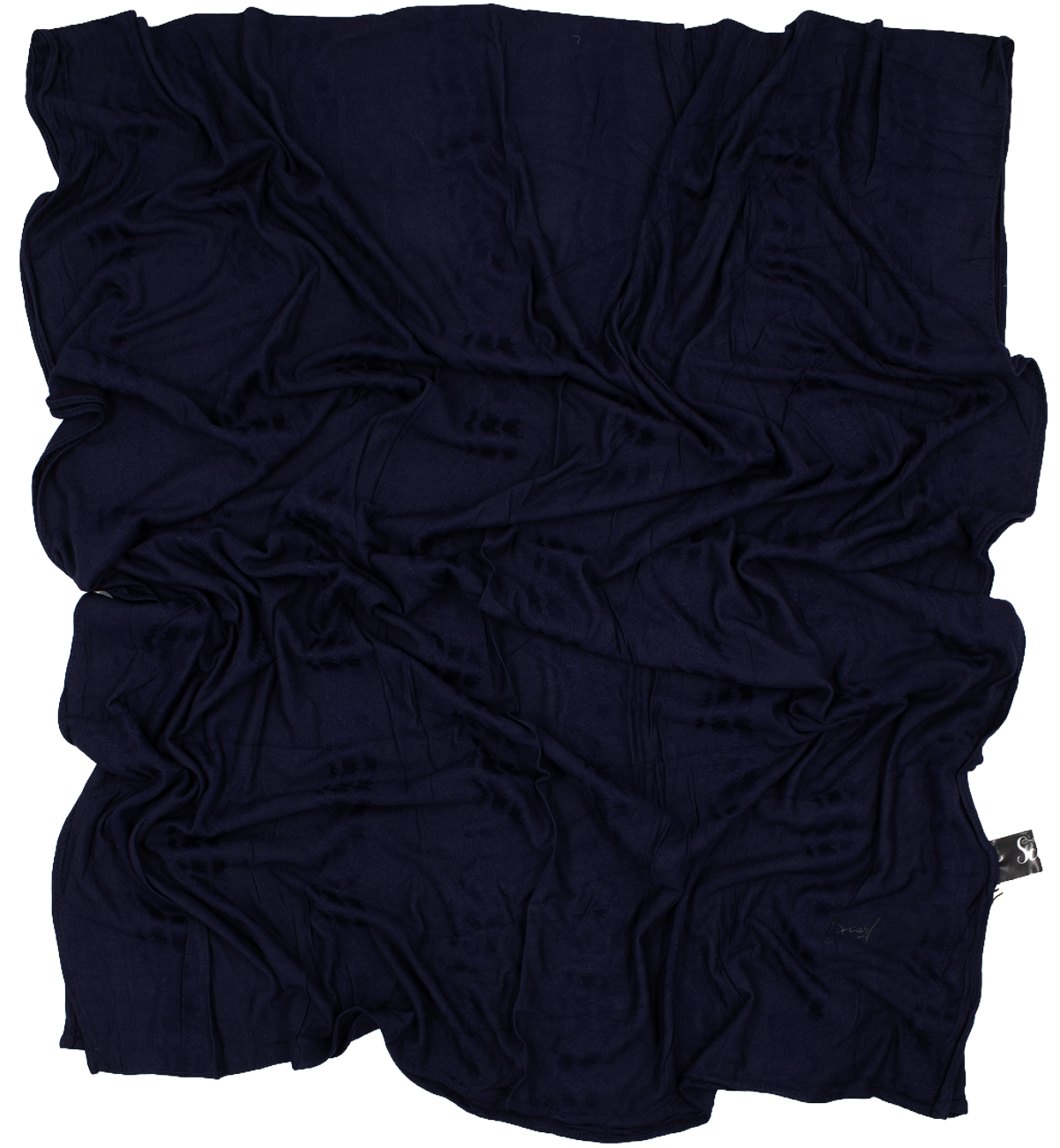 CHÂLE EMALY® "WAVE" - Bleu marine
