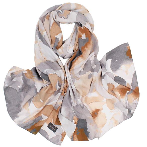 Châle YAOMY® "Watery" - Gris
