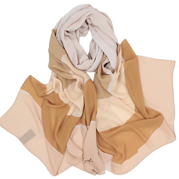 Châle YAOMY® " Wedgy" - Beige