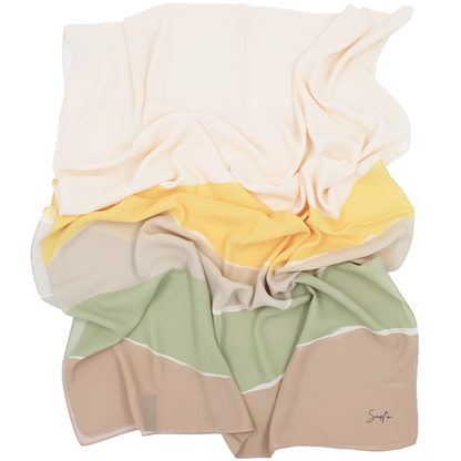 Châle YAOMY® " Wedgy" - Jaune