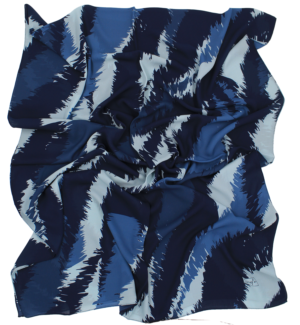 CHALE YAOMY® "Zabra" - Bleu