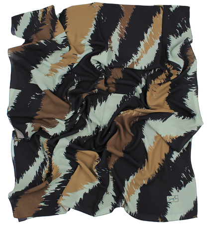 CHALE YAOMY® "Zabra" - Marron